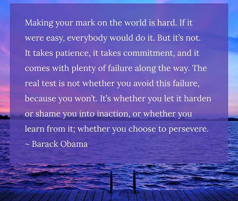 Today’s Intention: Persevere