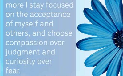 Today’s Intention: Acceptance